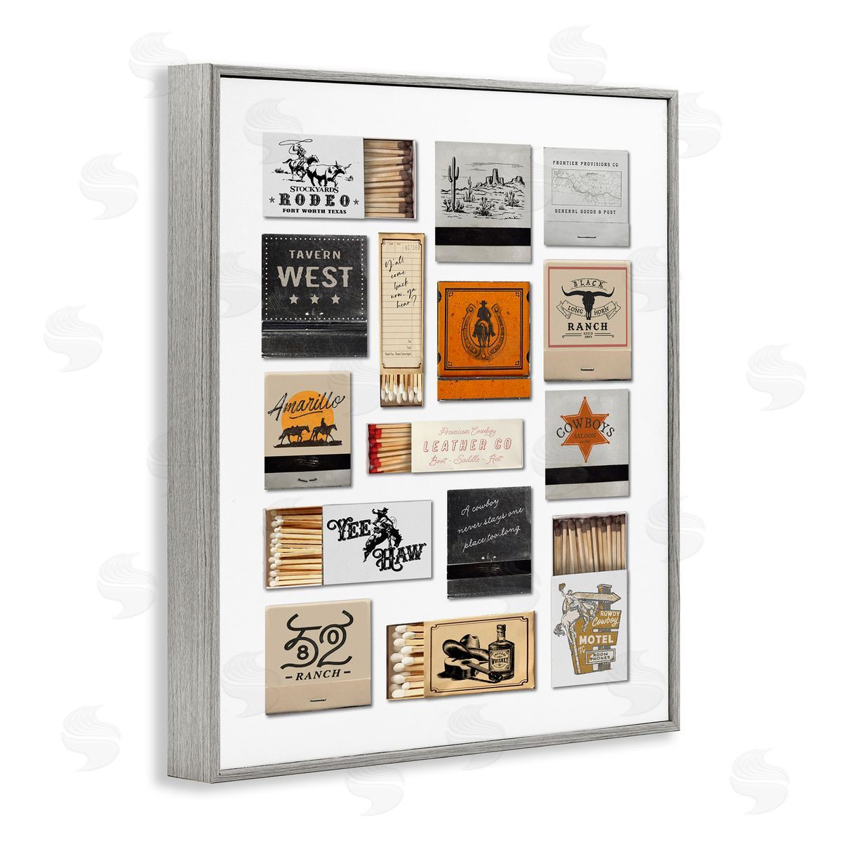Lettered and Lined | Wild West Rodeo Matchbooks