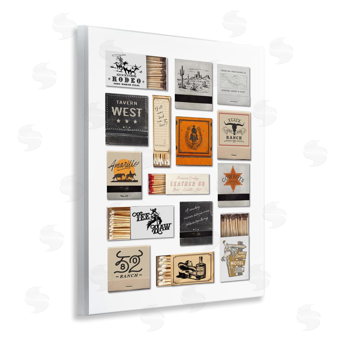 Lettered and Lined | Wild West Rodeo Matchbooks