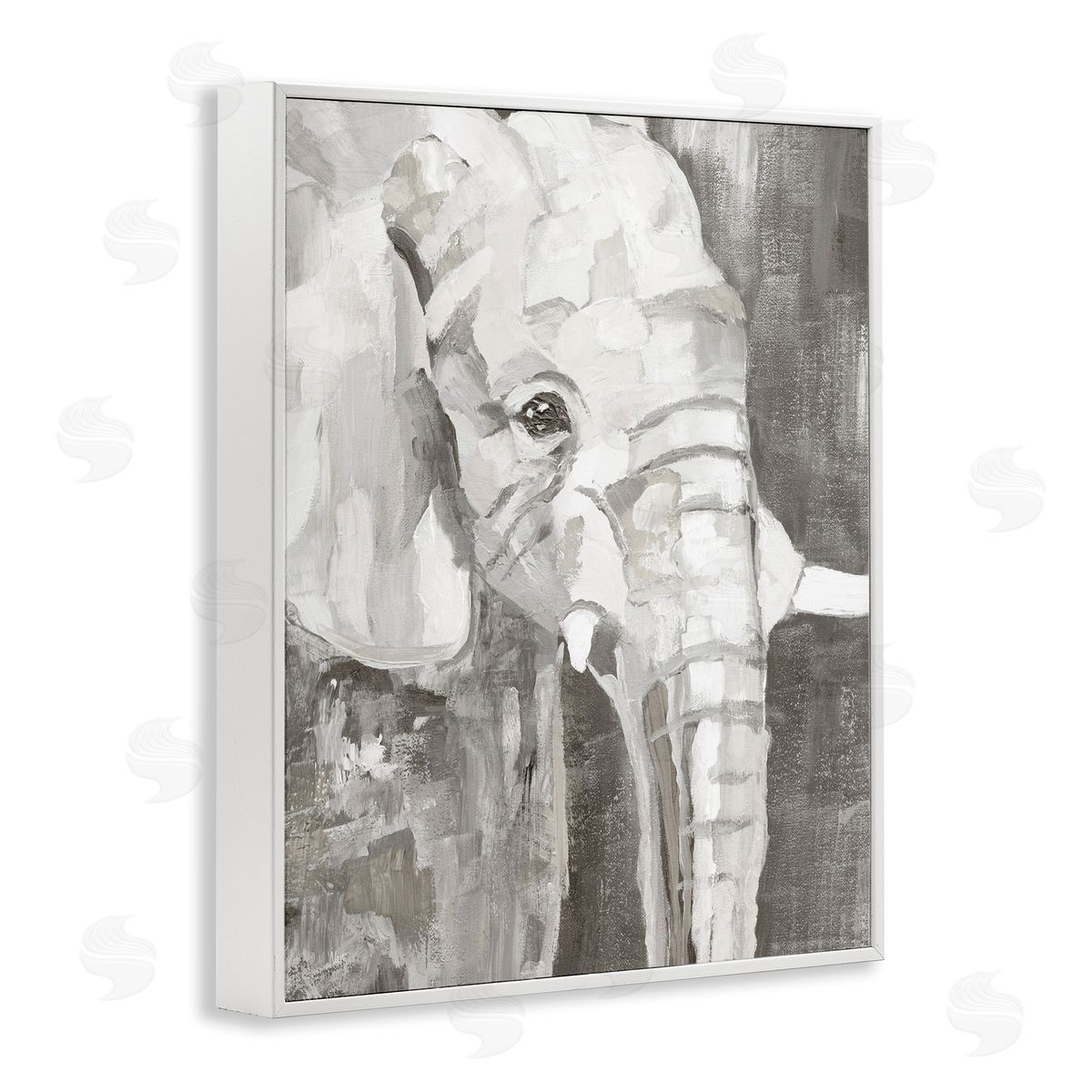 Nan | Rustic Abstract Elephant
