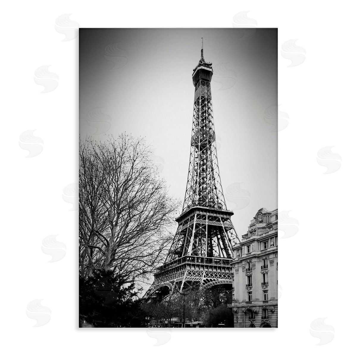 CAD Designs | Looming Eiffel Tower Scenery