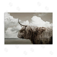 CAD Designs | Longhorn Cattle & Clouds View
