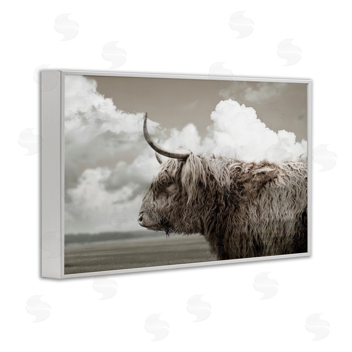 CAD Designs | Longhorn Cattle & Clouds View
