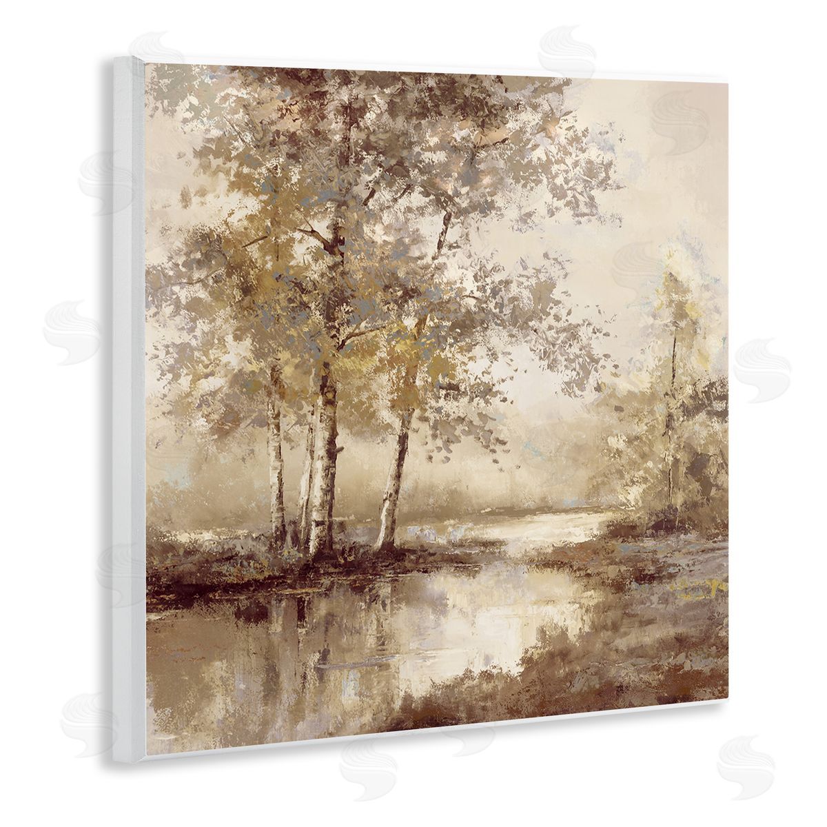T.C. Chiu | Forest Stream in Sepia
