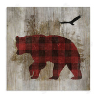 Susan Arnot | Buffalo Plaid Bear & Bird