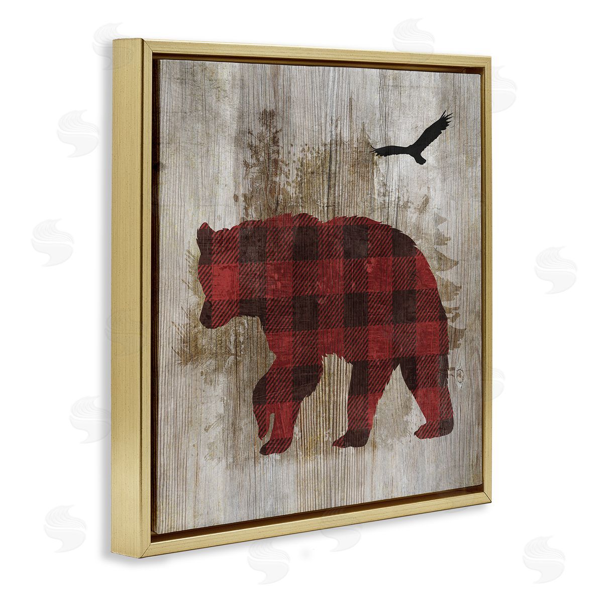 Susan Arnot | Buffalo Plaid Bear & Bird