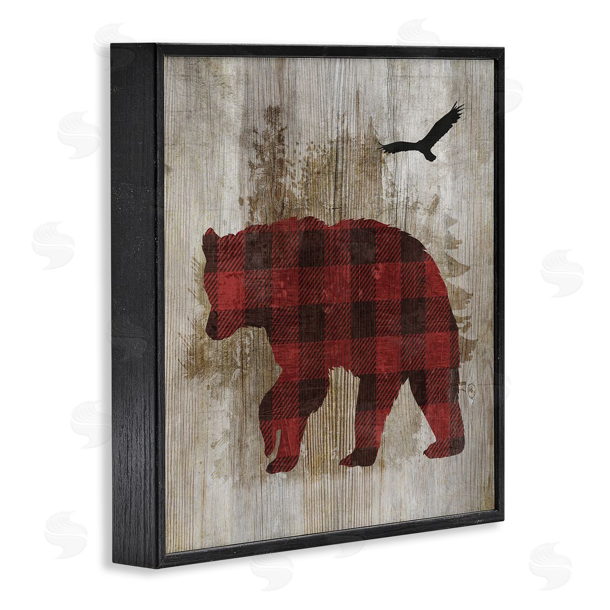 Susan Arnot | Buffalo Plaid Bear & Bird