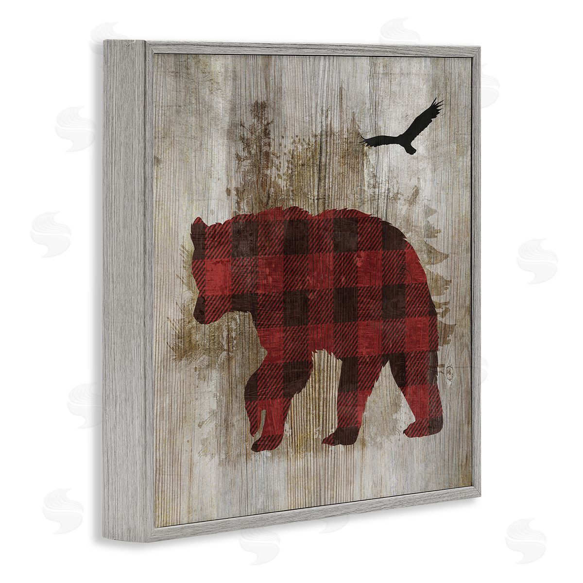 Susan Arnot | Buffalo Plaid Bear & Bird