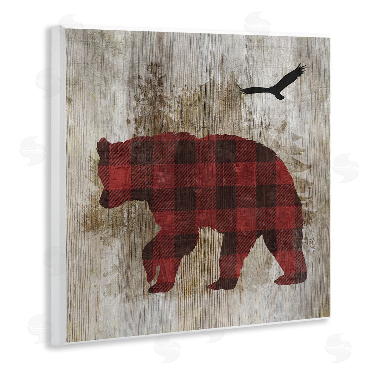 Susan Arnot | Buffalo Plaid Bear & Bird