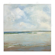 Sally Swatland | Distant Beach Shoreline with Clouds