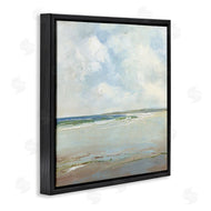 Sally Swatland | Distant Beach Shoreline with Clouds