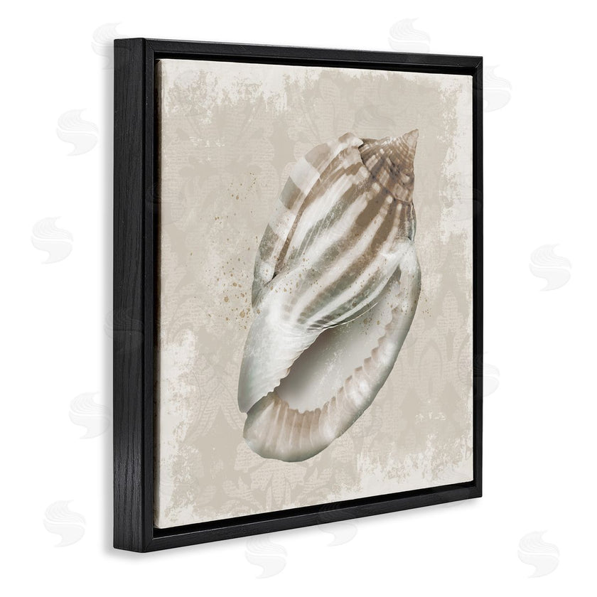 Conrad Knutsen | Conch Shell over Vintage Pattern