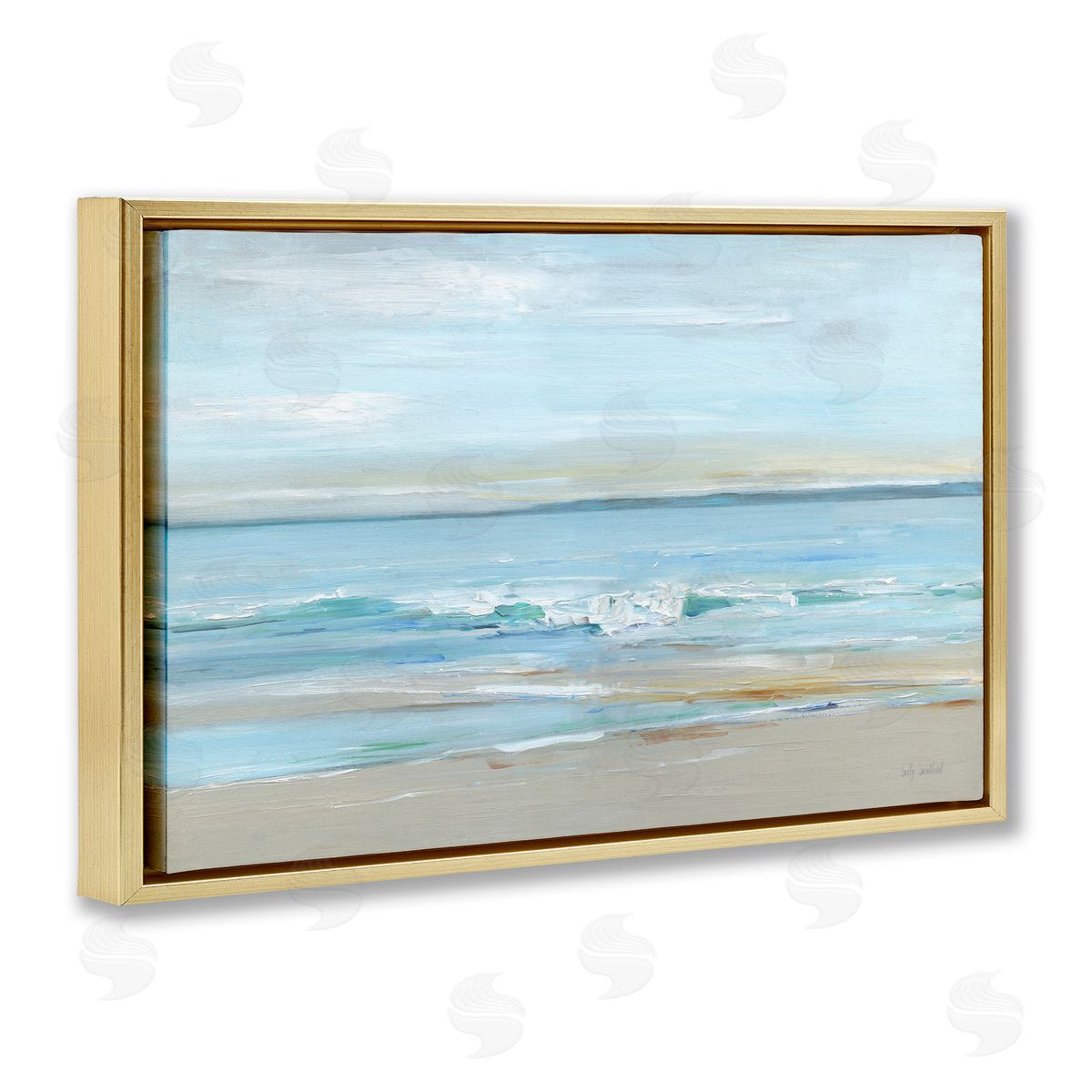 Sally Swatland | Restless Beach Waves Abstraction
