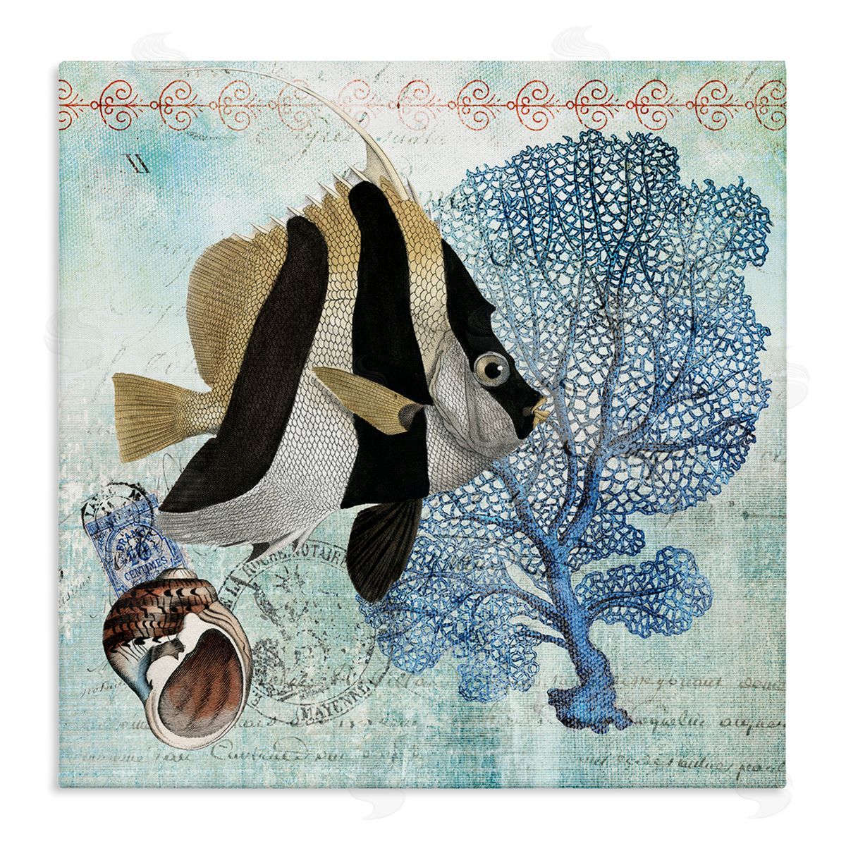Susan Arnot | Vintage Tropical Fish Collage