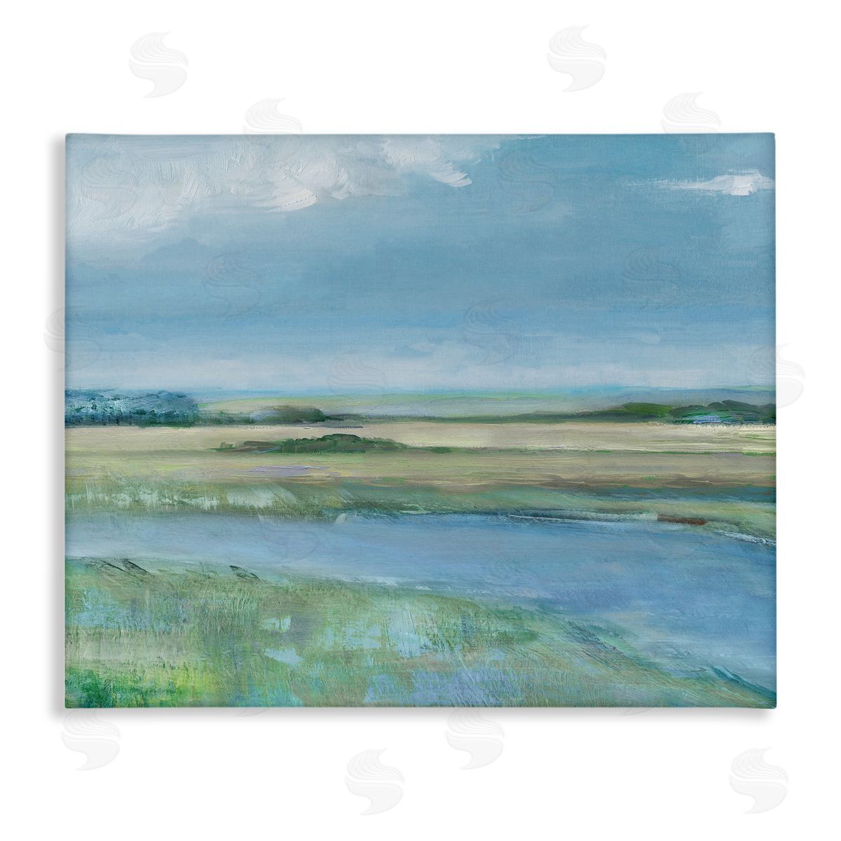Sally Swatland | Curving River Bend Landscape