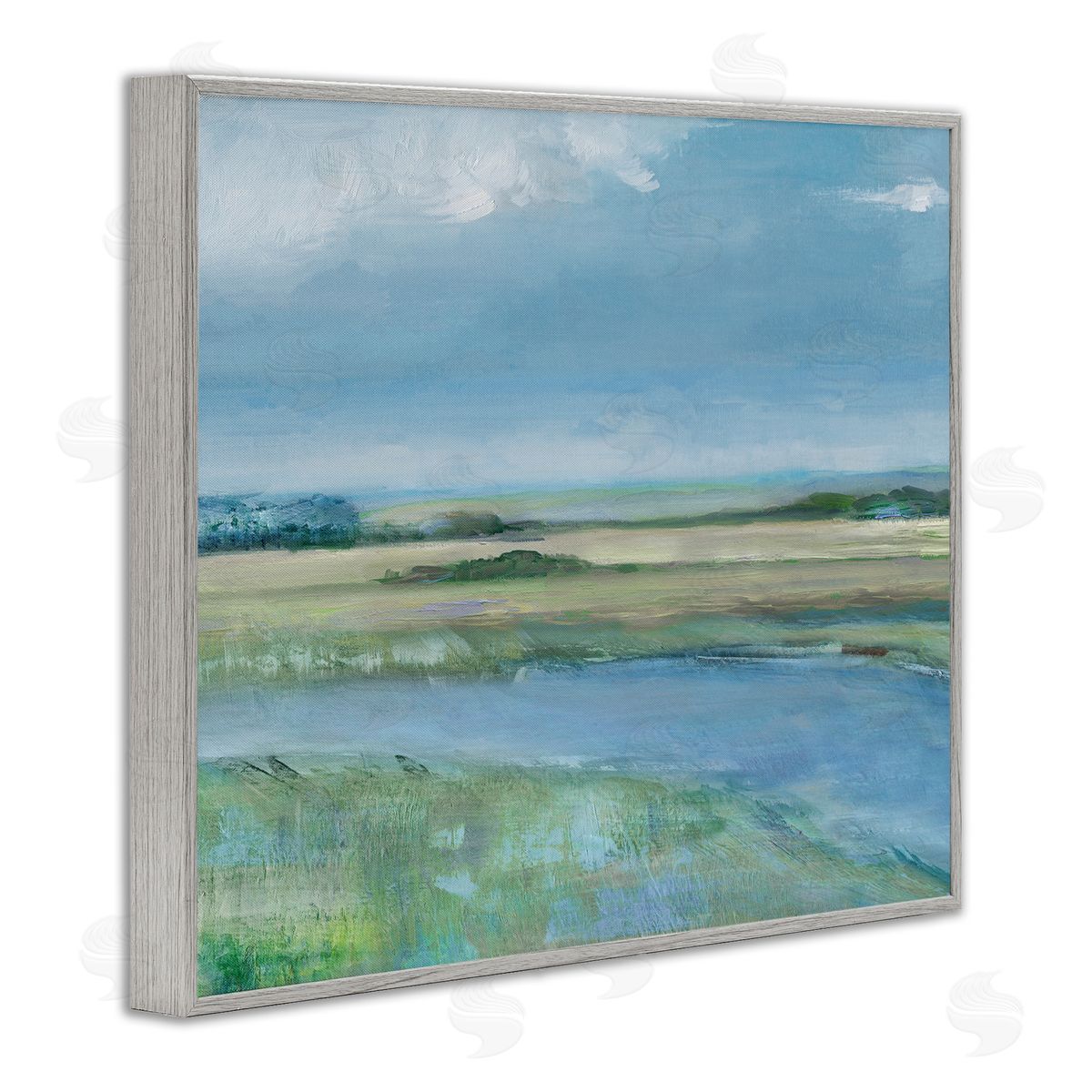 Sally Swatland | Curving River Bend Landscape