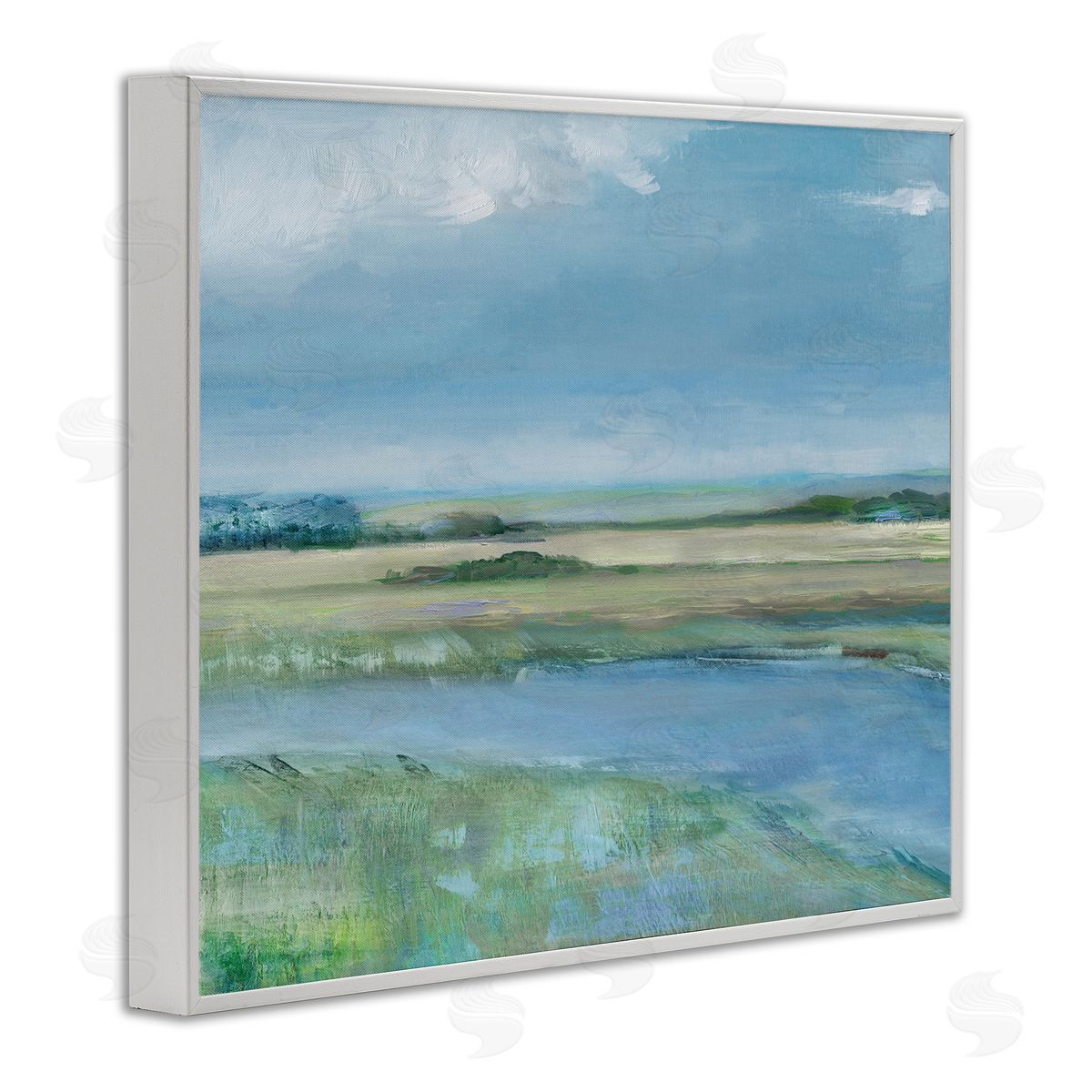 Sally Swatland | Curving River Bend Landscape
