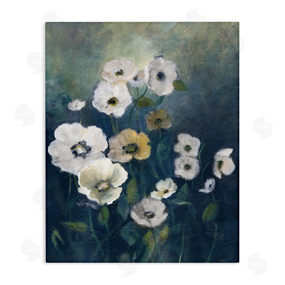 Carol Robinson | White Poppies Traditional Blooms