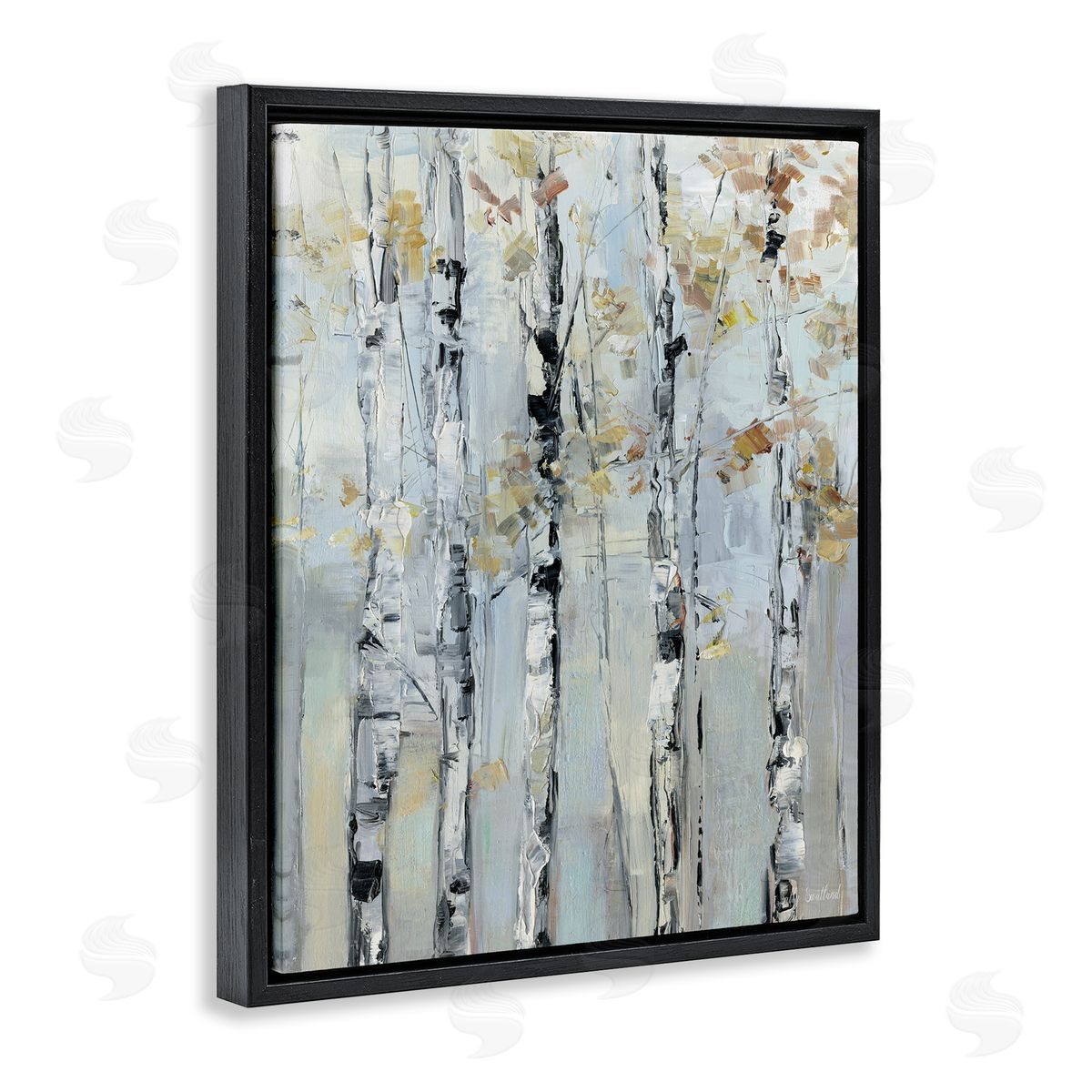Sally Swatland | Autumn Birch Abstraction