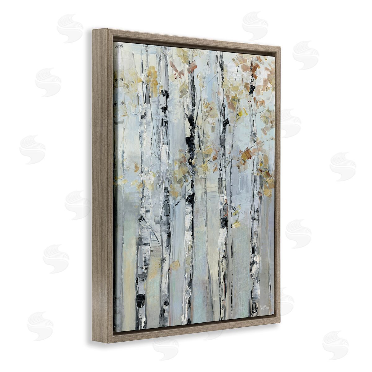 Sally Swatland | Autumn Birch Abstraction