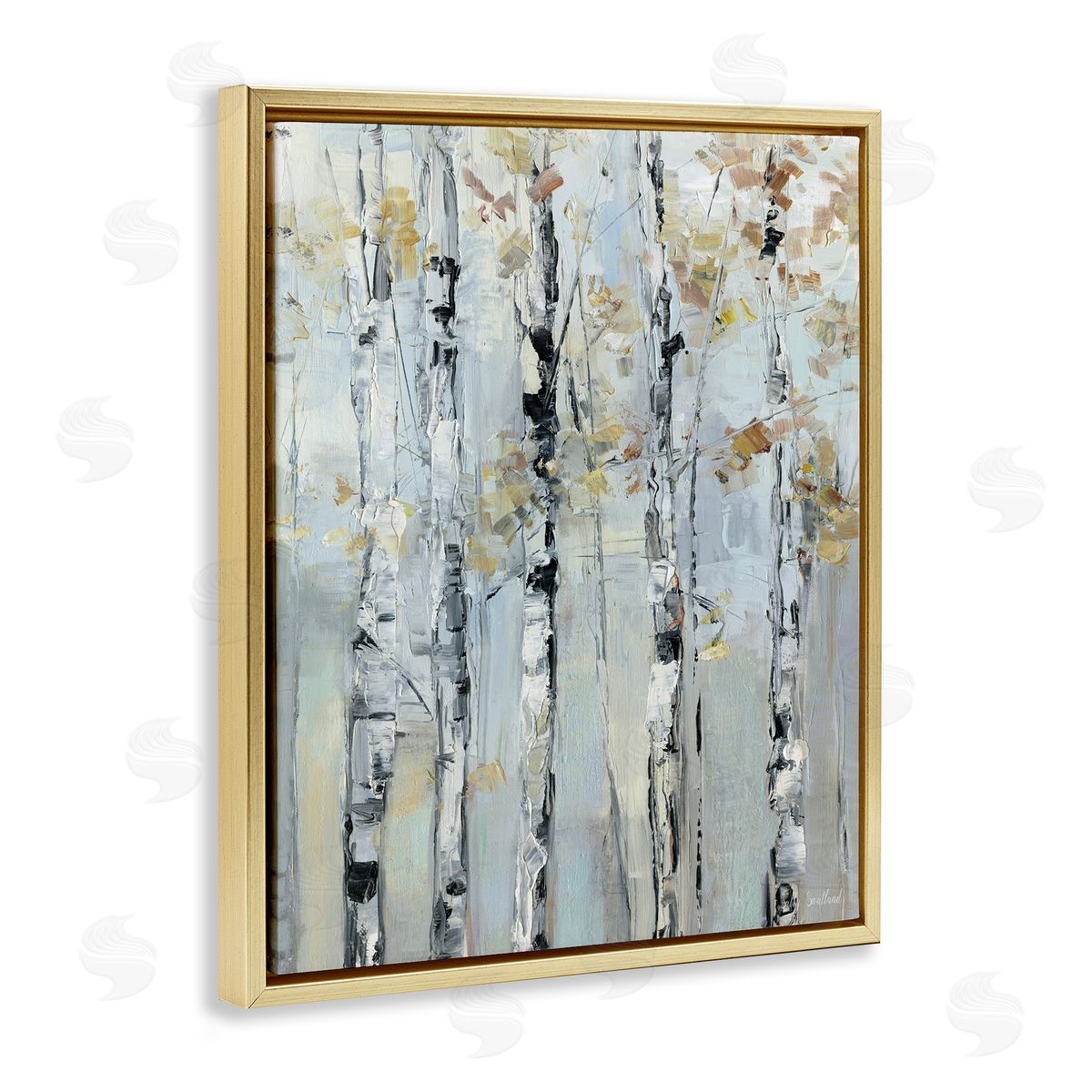 Sally Swatland | Autumn Birch Abstraction