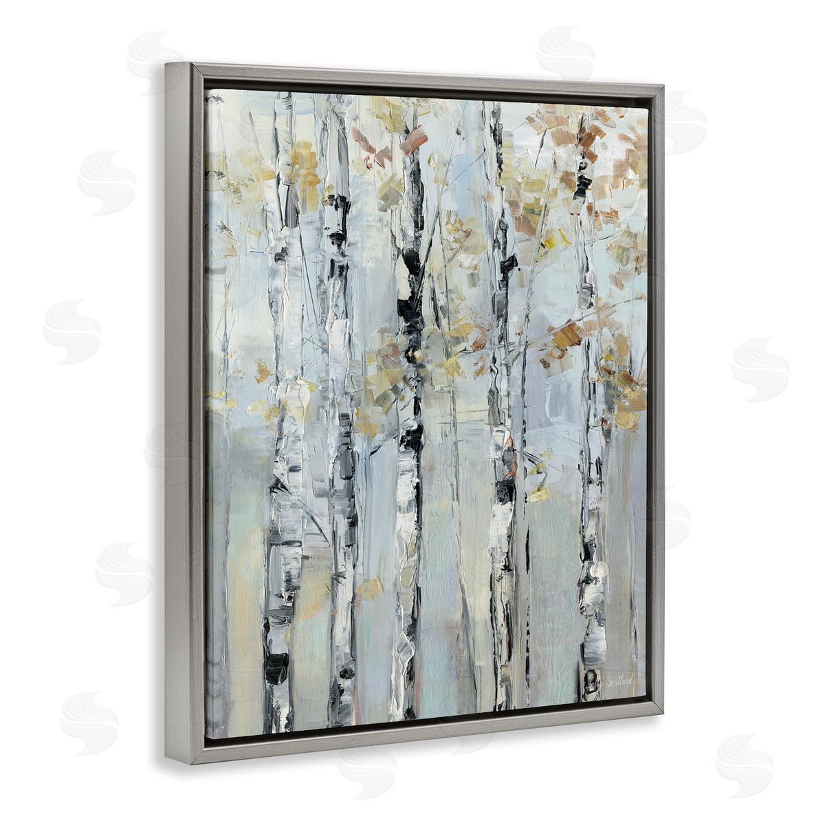 Sally Swatland | Autumn Birch Abstraction