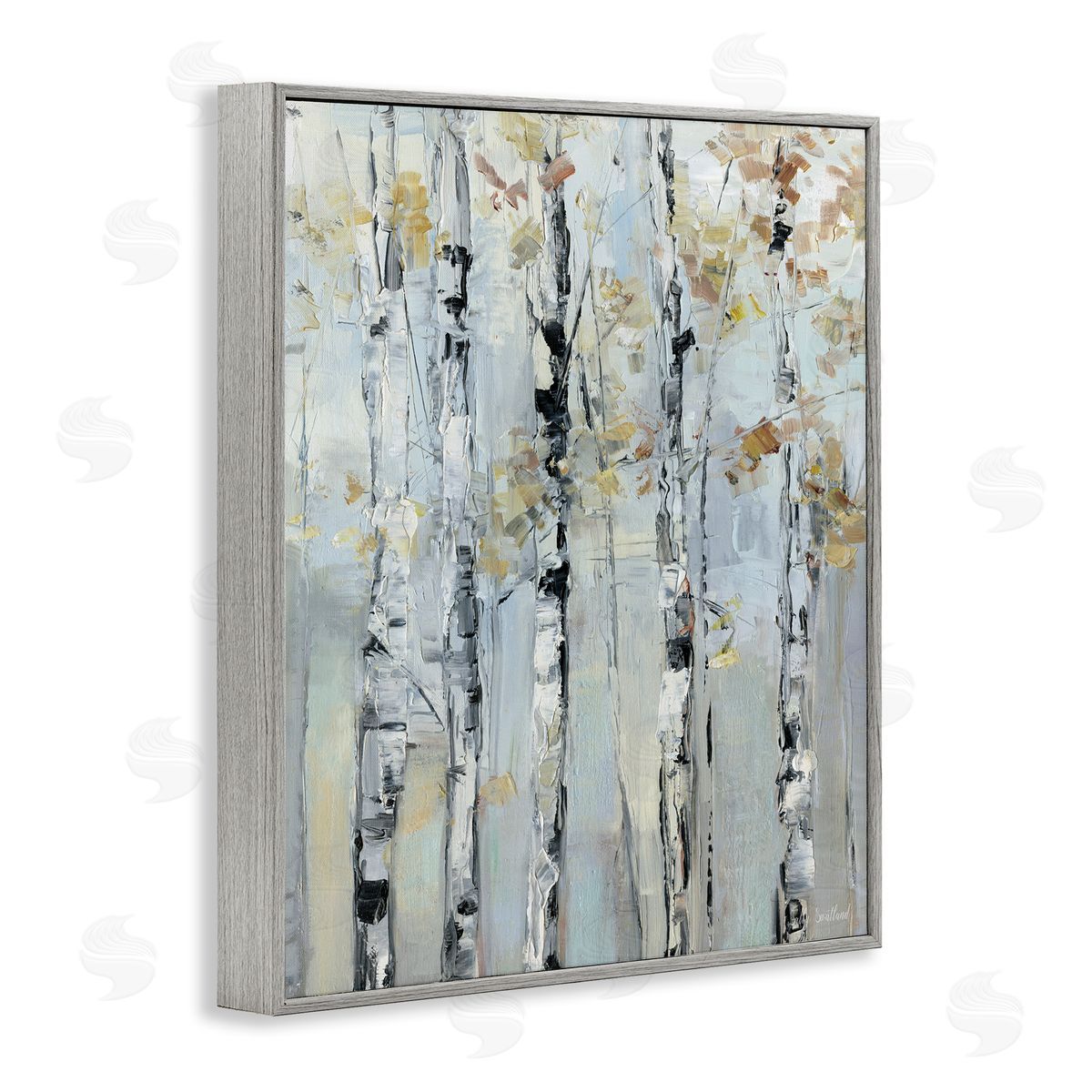 Sally Swatland | Autumn Birch Abstraction