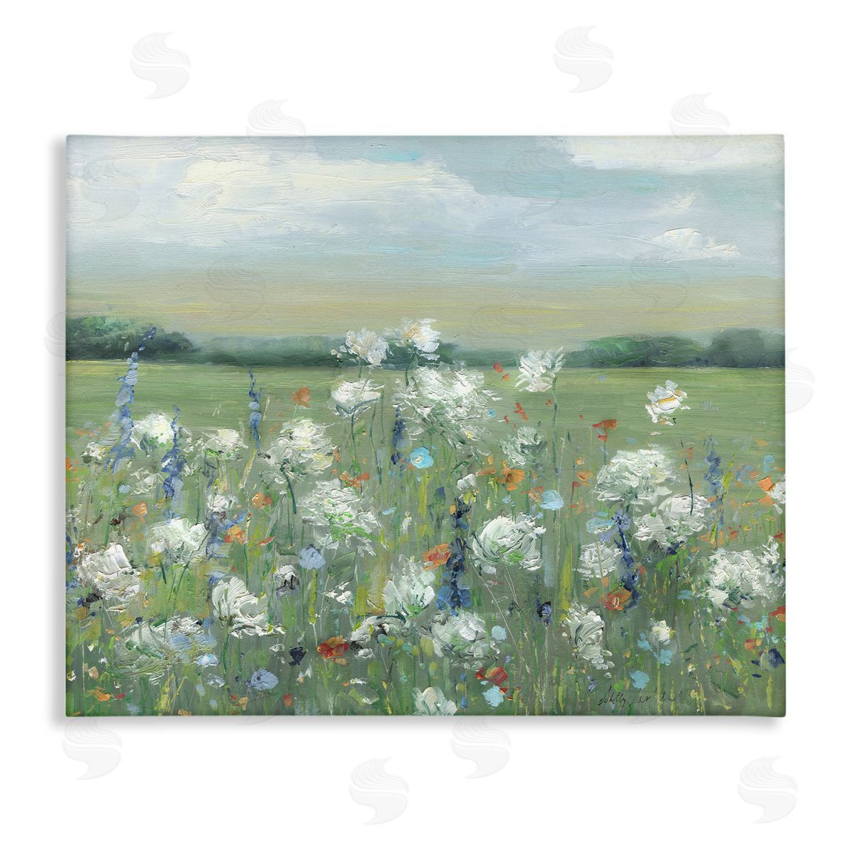 Sally Swatland | Dappled Meadow Flowers in Field