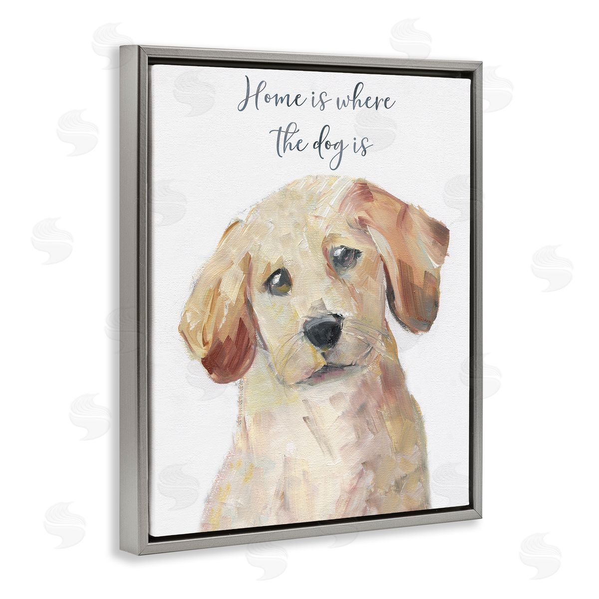 Sally Swatland Sentimental Dog Phrase Canvas Wall Art Print