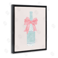 Natalie Carpentieri | Zebra Striped Champagne Bottle