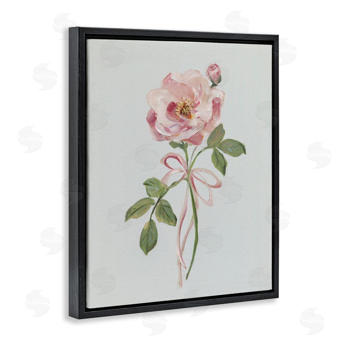 Sally Swatland | Pink Rose Bud with Ribbon