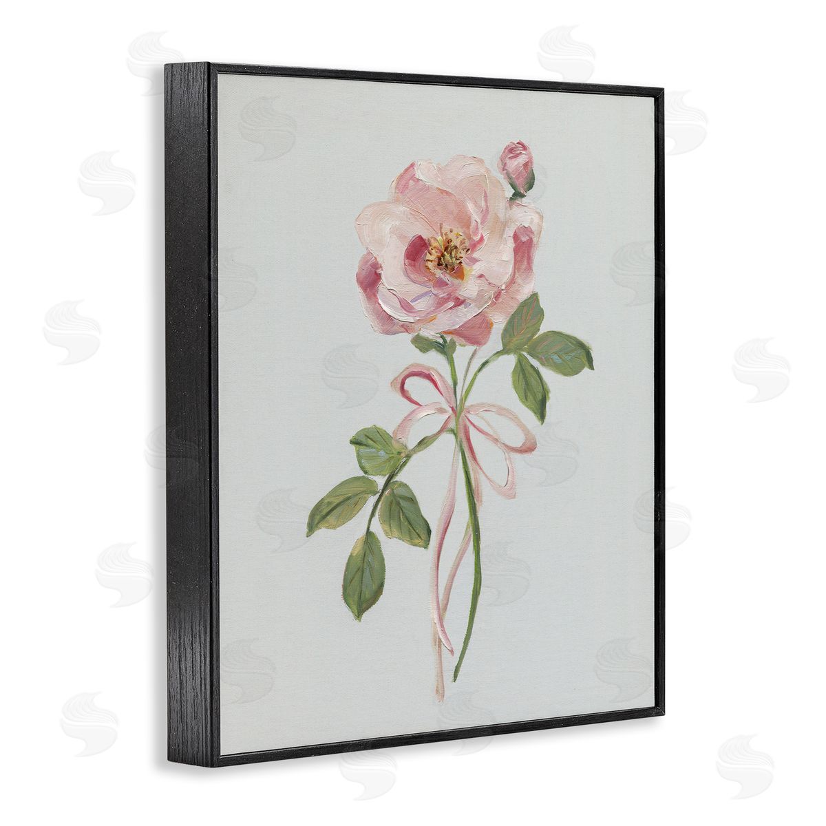 Sally Swatland | Pink Rose Bud with Ribbon