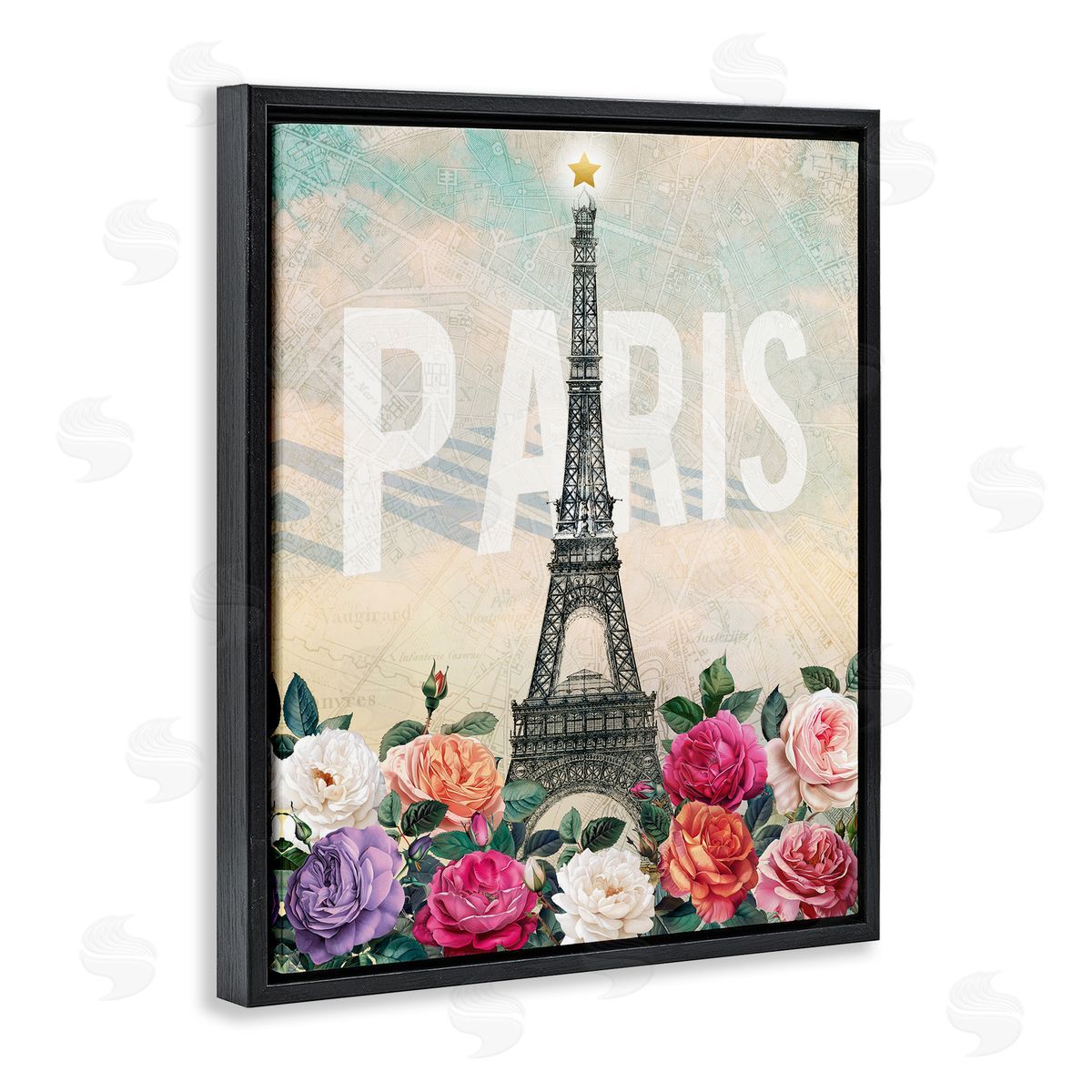 Susan Arnot | Paris Tower with Blooming Roses