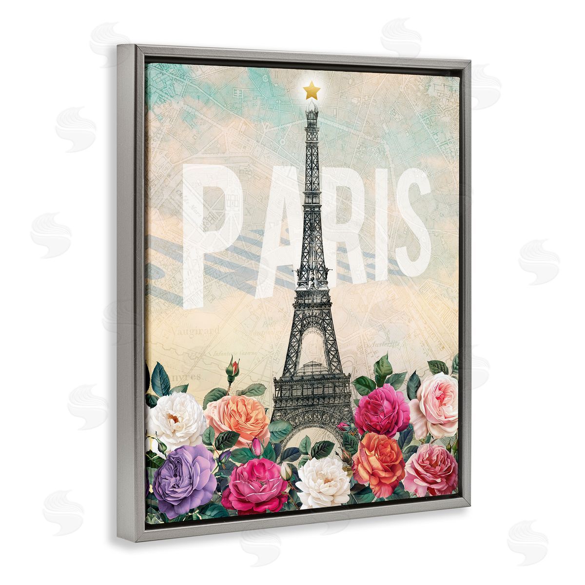 Susan Arnot | Paris Tower with Blooming Roses