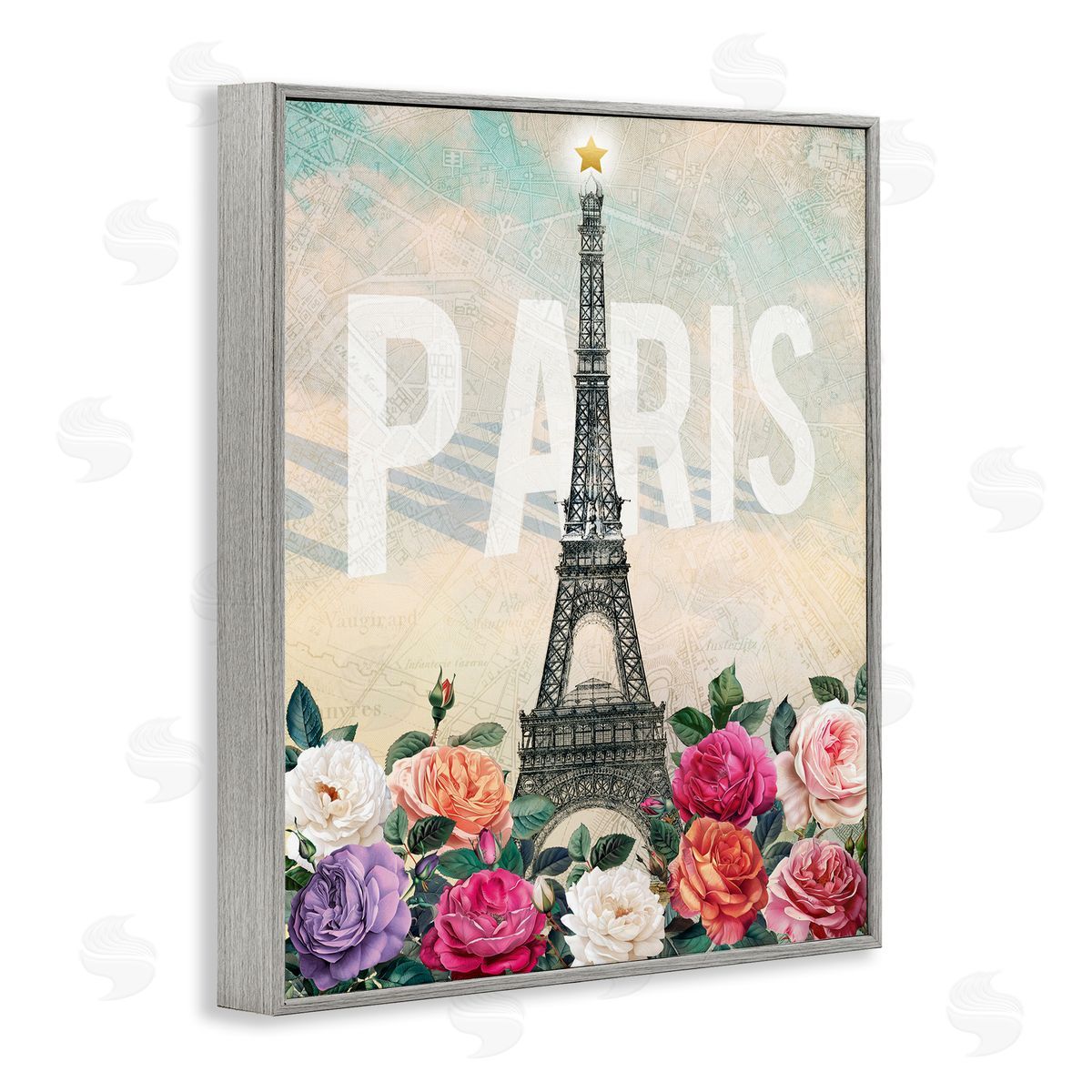 Susan Arnot | Paris Tower with Blooming Roses