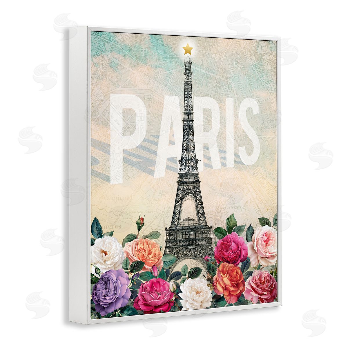 Susan Arnot | Paris Tower with Blooming Roses