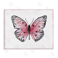 Janet Tava | Pink Toned Vintage Butterfly