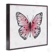 Janet Tava | Pink Toned Vintage Butterfly