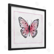 Janet Tava | Pink Toned Vintage Butterfly