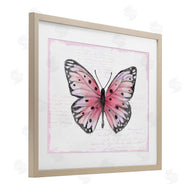 Janet Tava | Pink Toned Vintage Butterfly