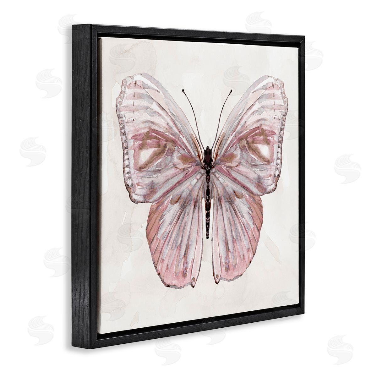Carol Robinson Muted Pink Butterfly Canvas Wall Art Print
