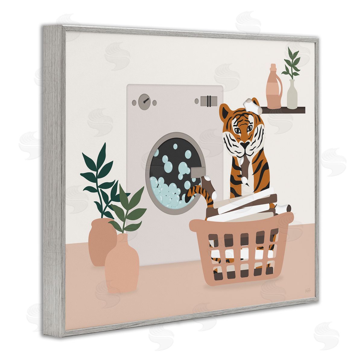 Natalie Carpentieri | Tiger in Laundry Basket