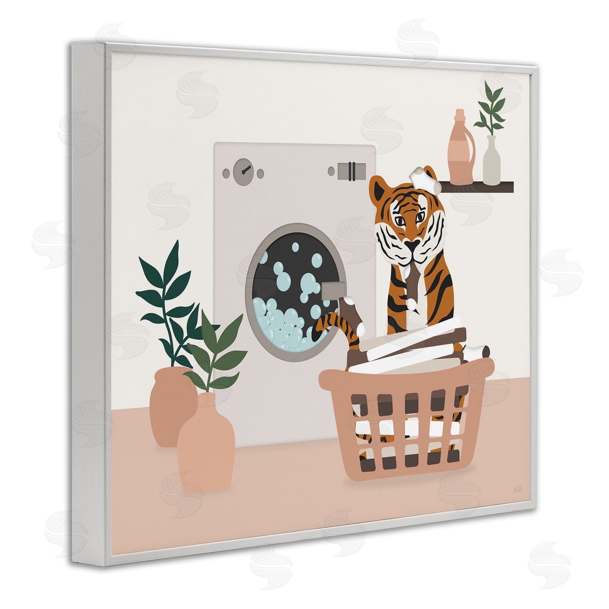 Natalie Carpentieri | Tiger in Laundry Basket