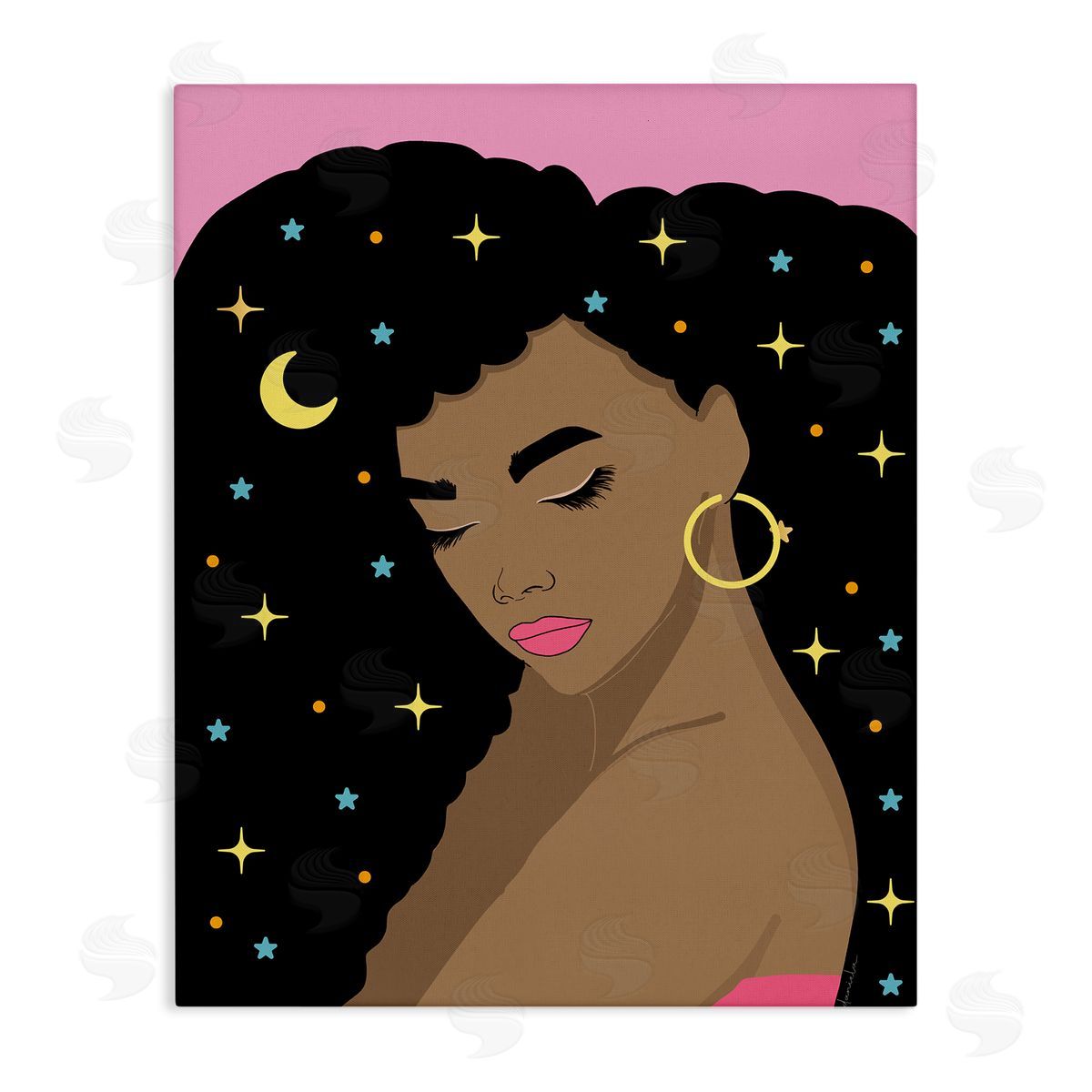 Daniela Santiago | Woman with Starry Hair