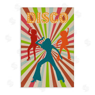 CAD Designs | Disco Dancers on Retro Stripes