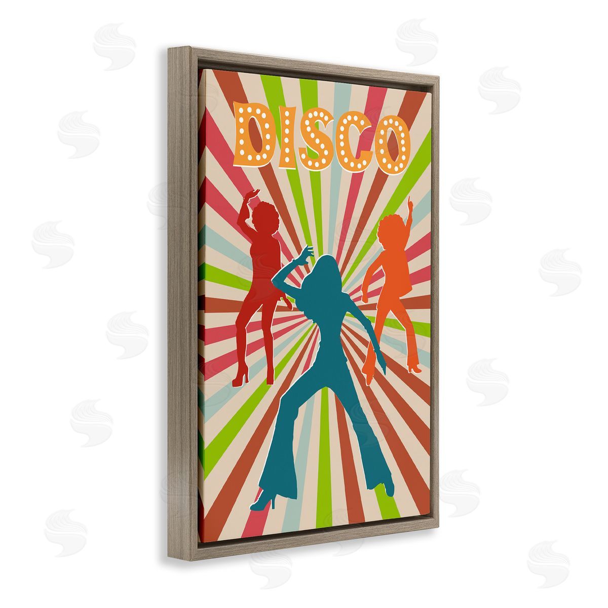 CAD Designs | Disco Dancers on Retro Stripes