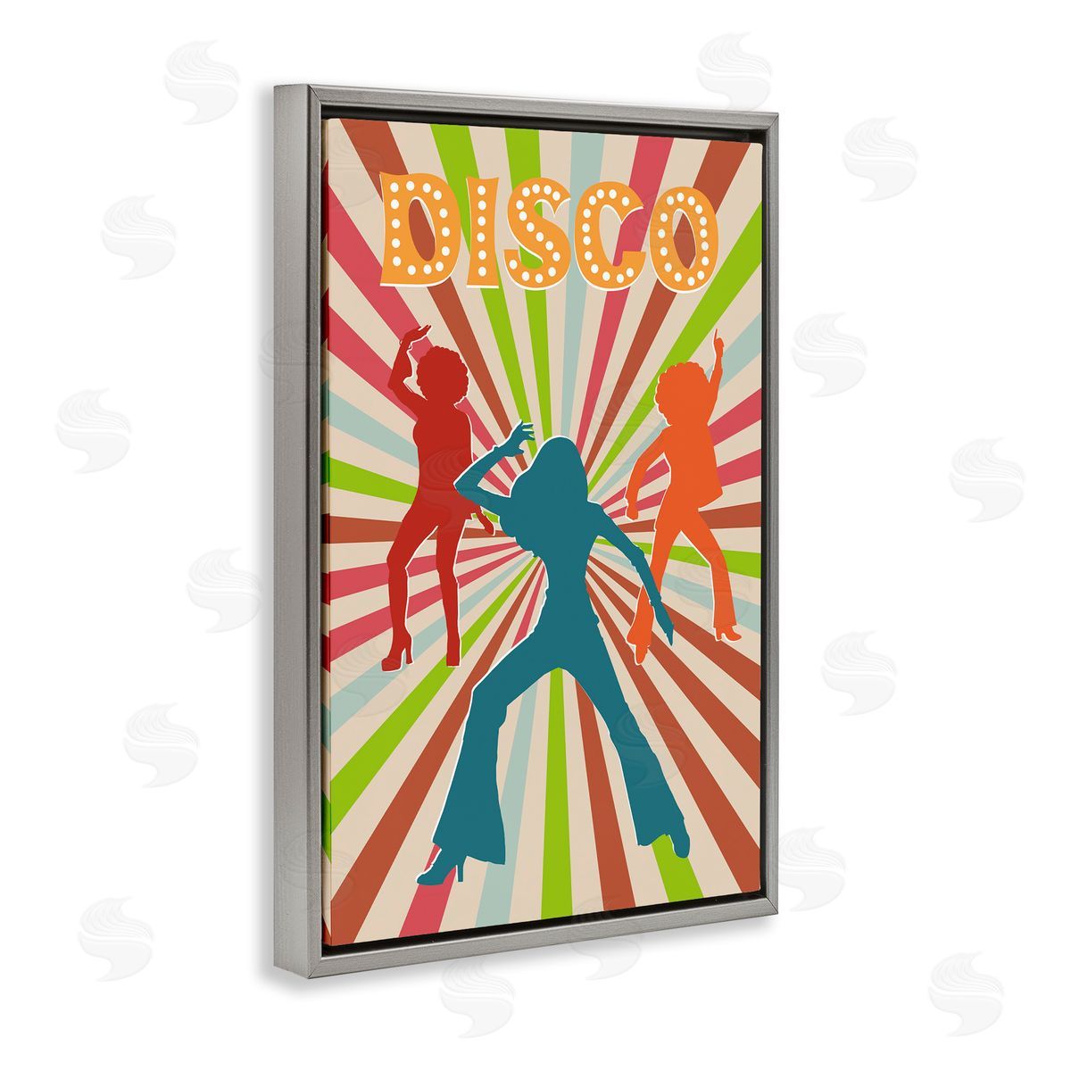 CAD Designs | Disco Dancers on Retro Stripes