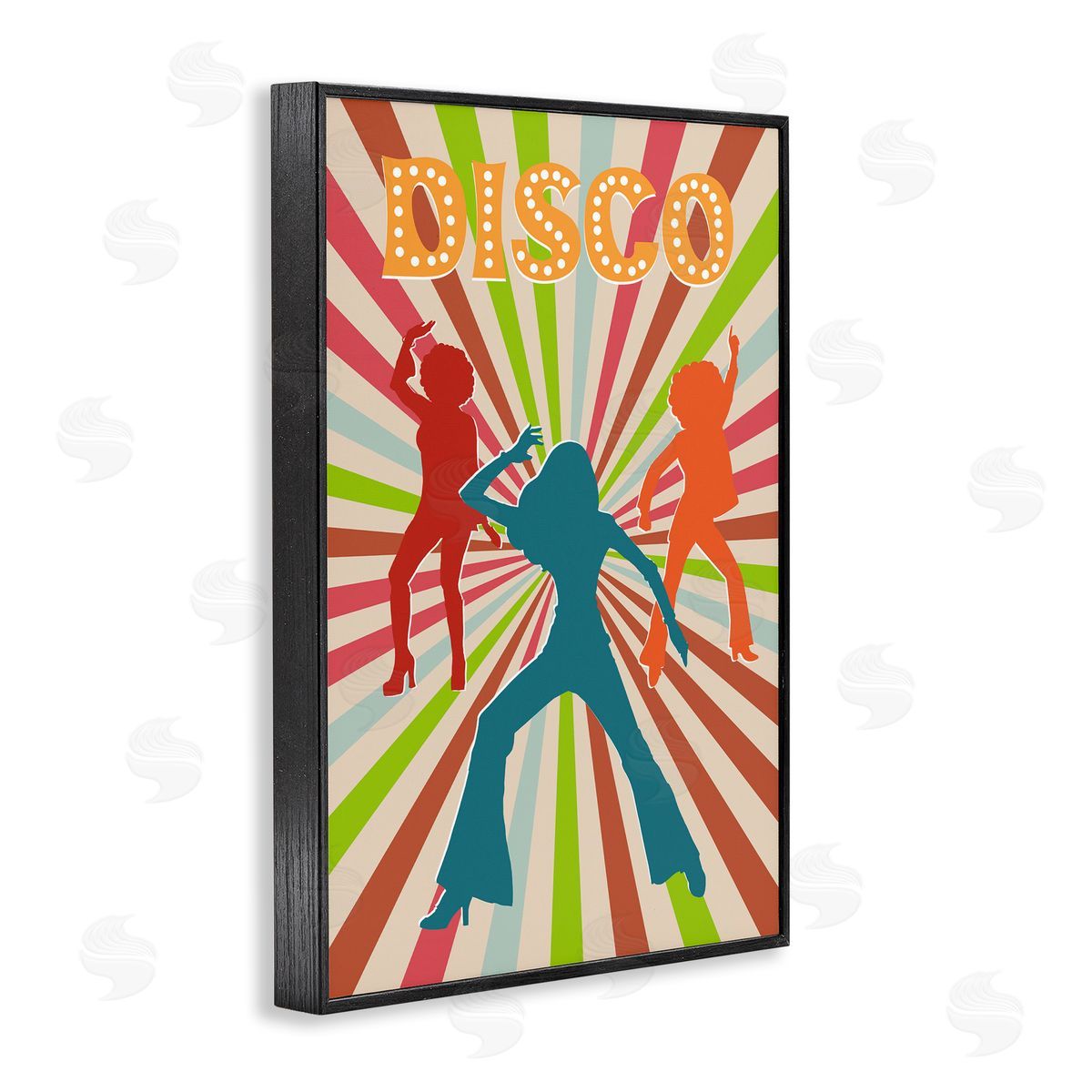 CAD Designs | Disco Dancers on Retro Stripes