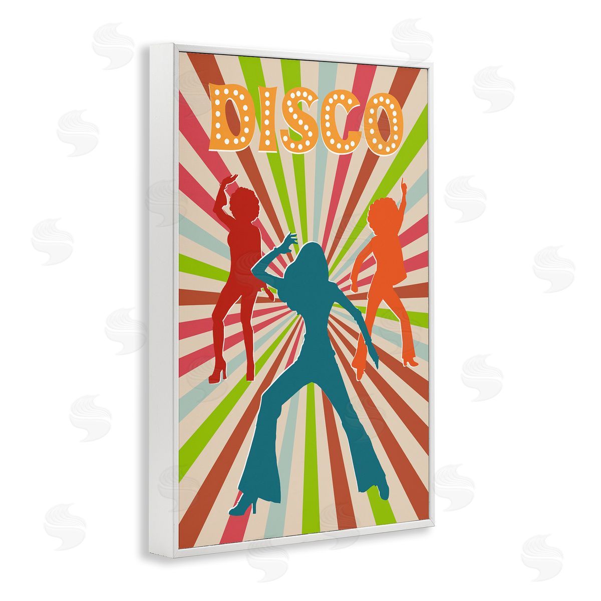 CAD Designs | Disco Dancers on Retro Stripes