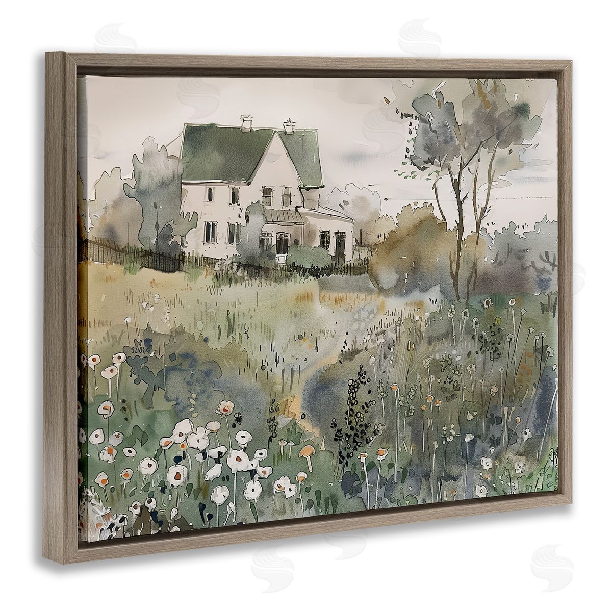 Annabelle Hall | Abstract English Cottage View