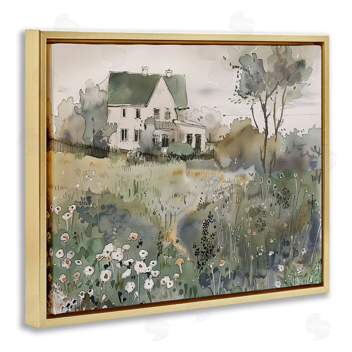 Annabelle Hall | Abstract English Cottage View